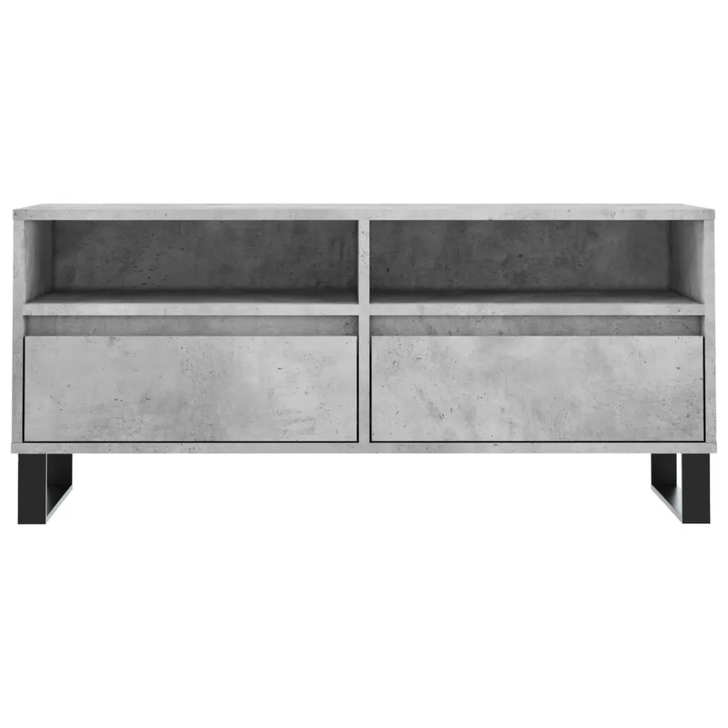 Mobile per TV | Armadietto TV | Mobile Porta TV Grigio Cemento 100x34,5x44,5 cm Legno Multistrato