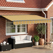 Cornice per Tenda Manuale con LED 2,5 x 2 m 3420735