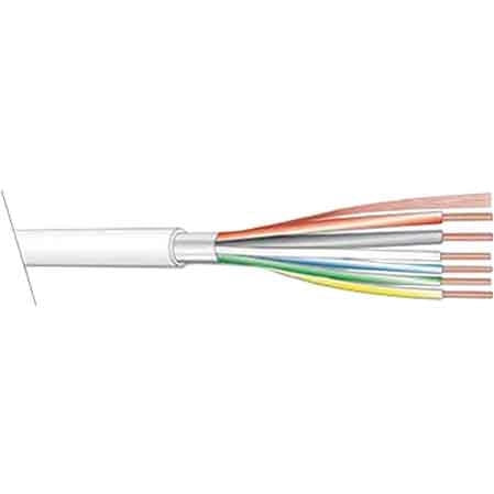 CAVO ANTIFURTO DI CONTROLLO SEGNALI I 4x0,22+2x0,5 mm - 100 metrilineari