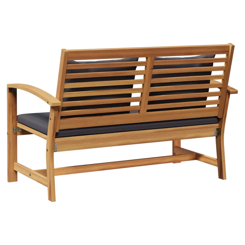 Set Panchina e Tavolo da Giardino | Set Salotto da Giardino con Cuscini 2 Pezzo