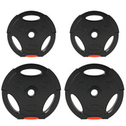 Set Pesi per Allenamento ¨C Minimal ¨C 2x10 kg e 2x5 kg, Nero