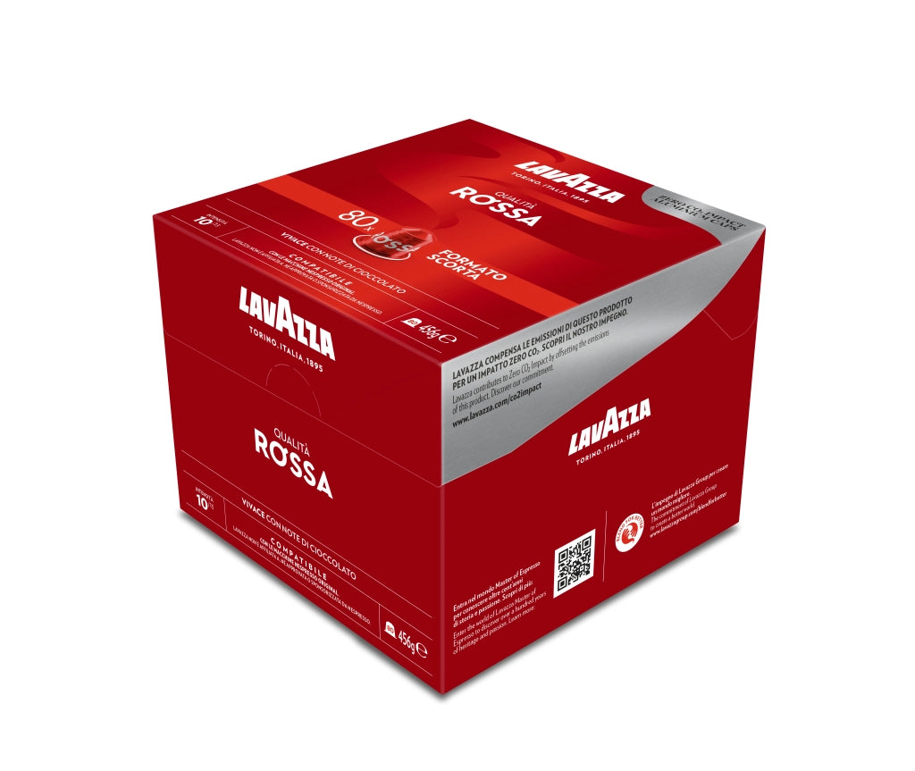 Lavazza Capsule Compatibili Nespresso Qualità Rossa, 80 Capsule