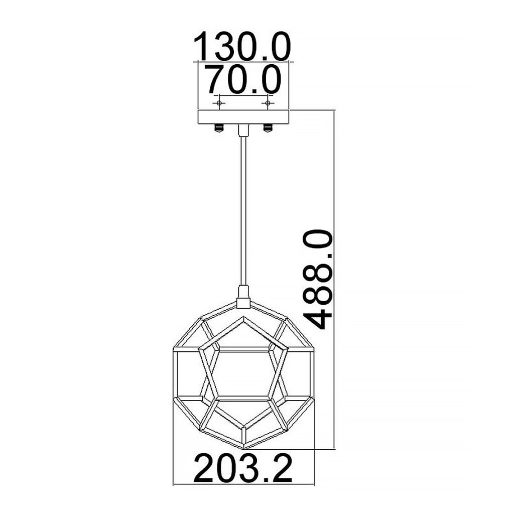 Lampada a sospensione Rocklyn acciaio grezzo E27 Kichler