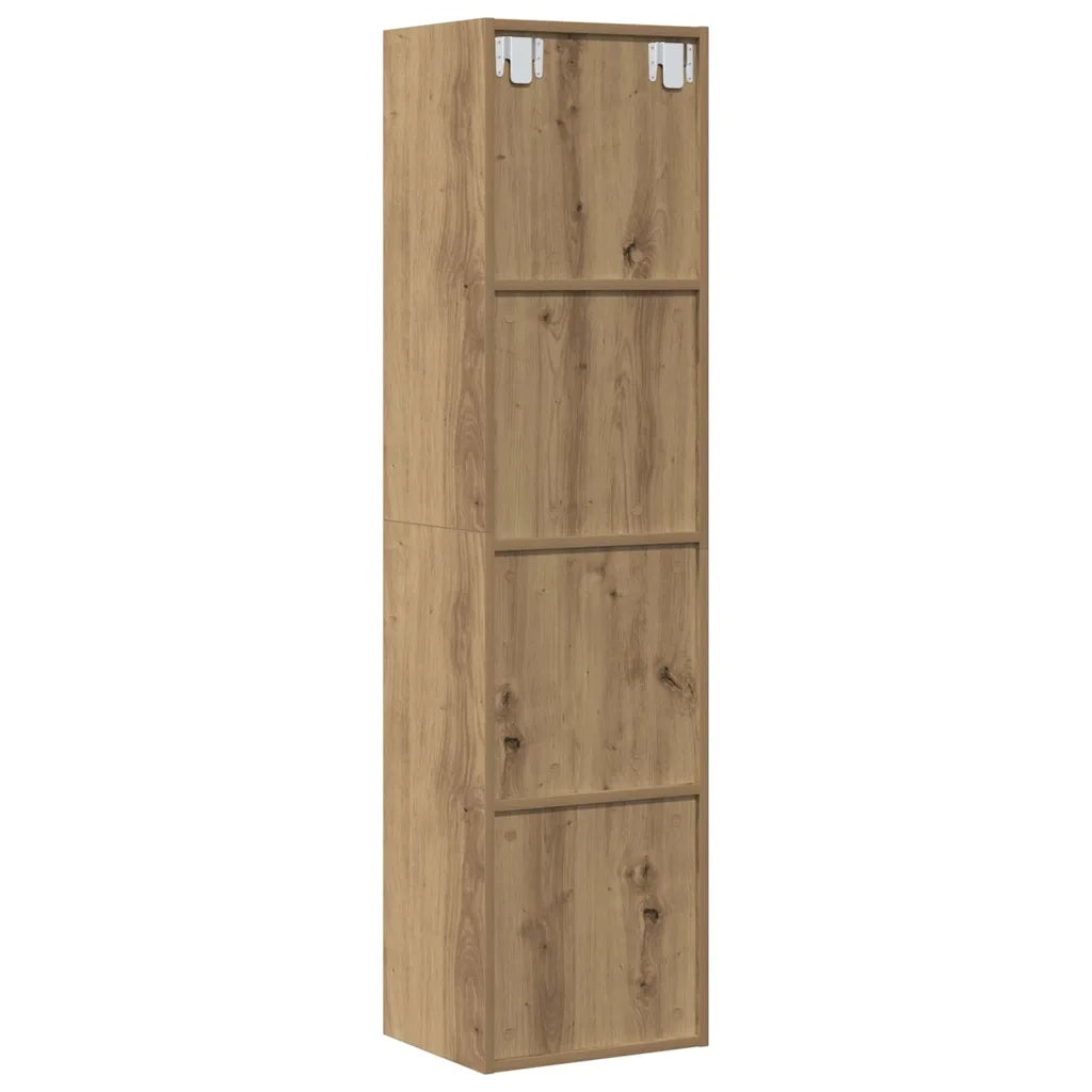 Libreria/Mobile TV Rovere Artigianale 36x30x143 cm Truciolato 855813