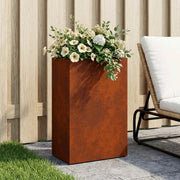 Vaso da giardino Ruggine 50 x 40 x 75 cm Acciaio Corten 8005678