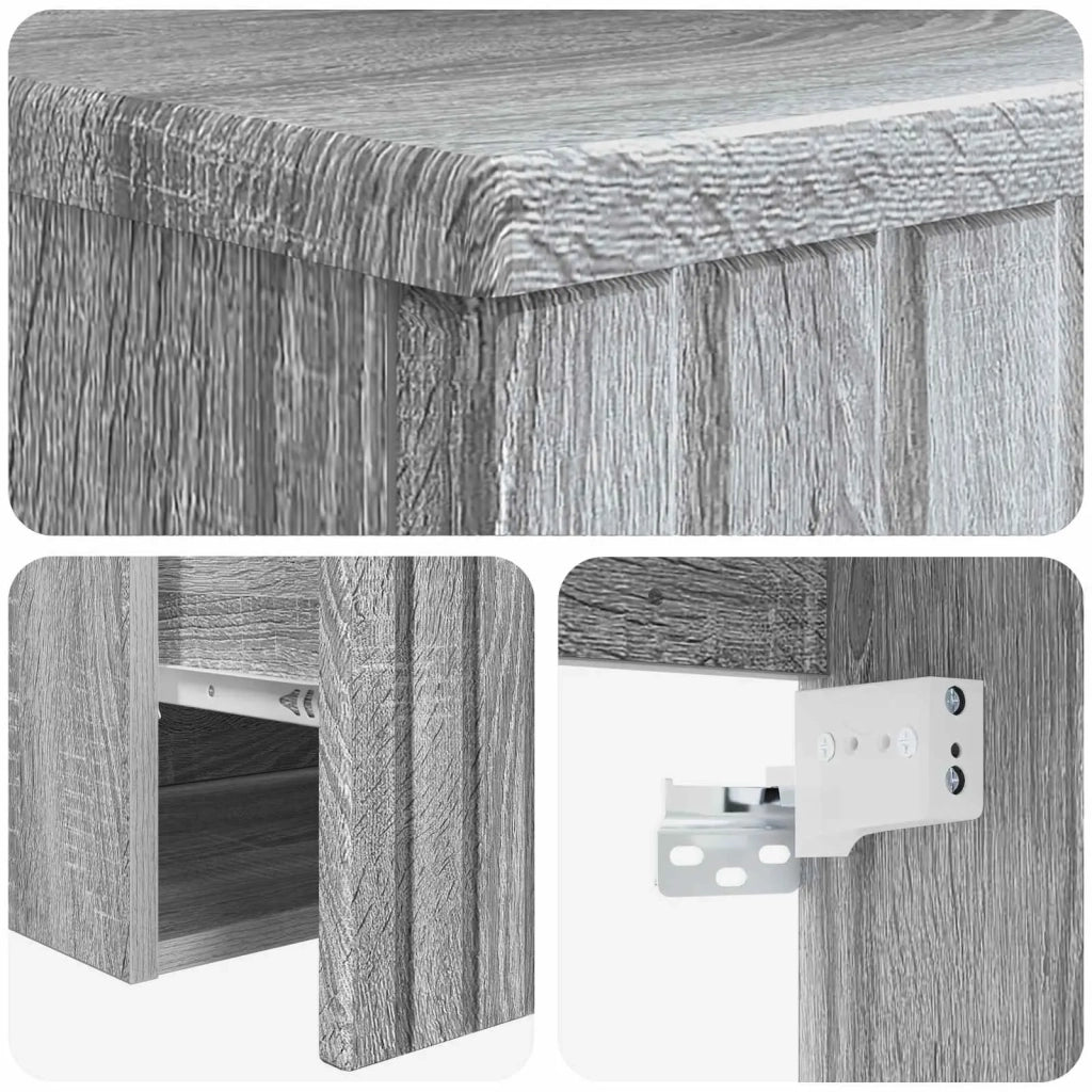 Mobiletto da Bagno | Armadio da bagno a Muro Sonoma grigio 59 x 44,5 x 50 cm