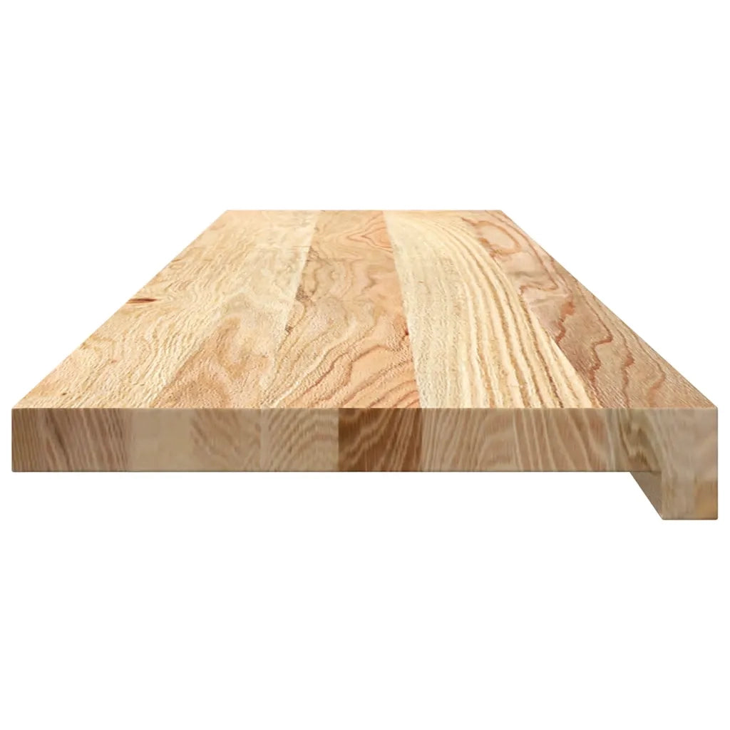 Gradini 16 pz 100x30x2 cm in Rovere Massello Non Trattato 3282938