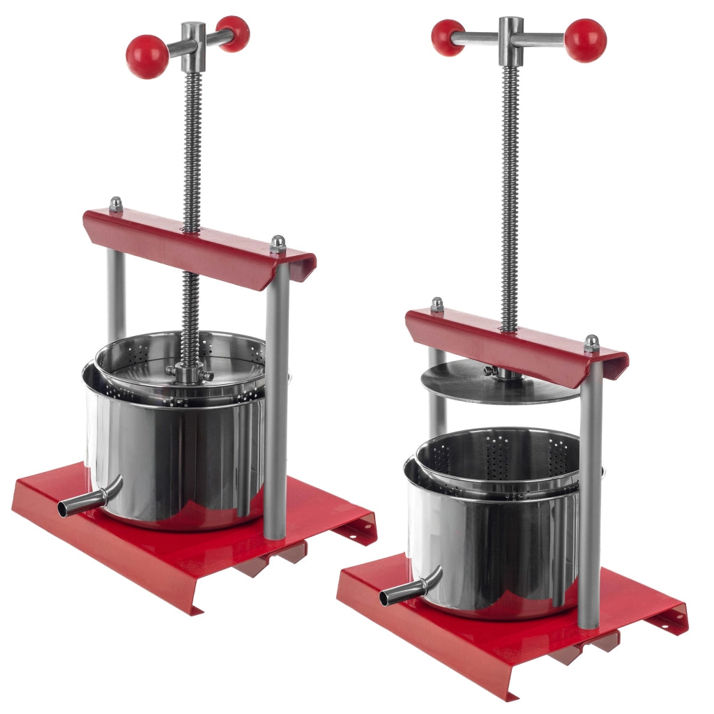 Pressa KADAX per frutta, mosto, verdura, vino, liquori, sidro, succhi, manuale, robusta, 2 litri