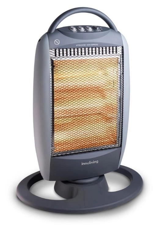 Stufa Elettrica Alogena 3 Candele New 1200 Watt Innoliving