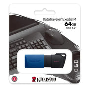 Kingston Pendrive USB-A 3.2 64GB DTXM/64GB Nero/Blu