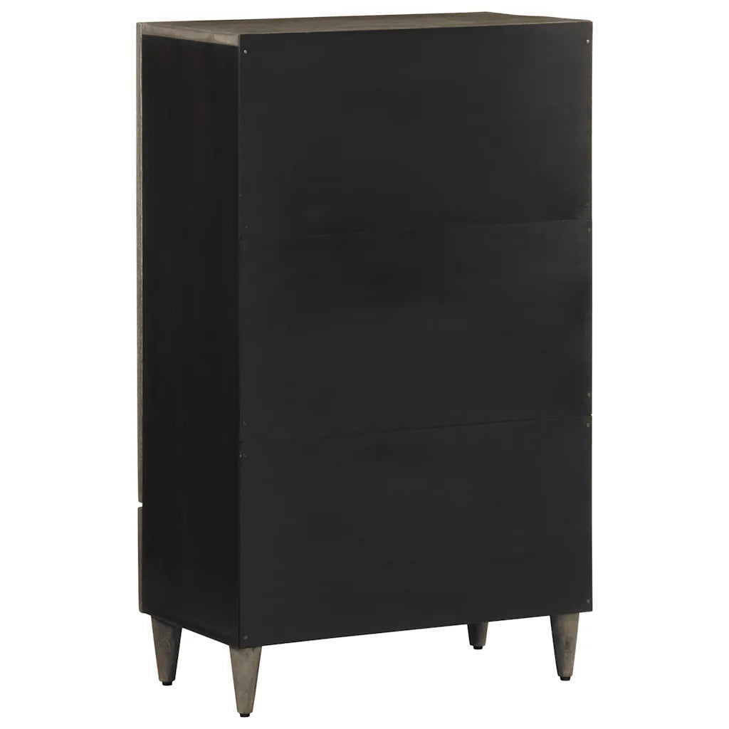 Credenza-Buffet-Armadio da cucina 60x33x100 cm in Legno Massello di Mango