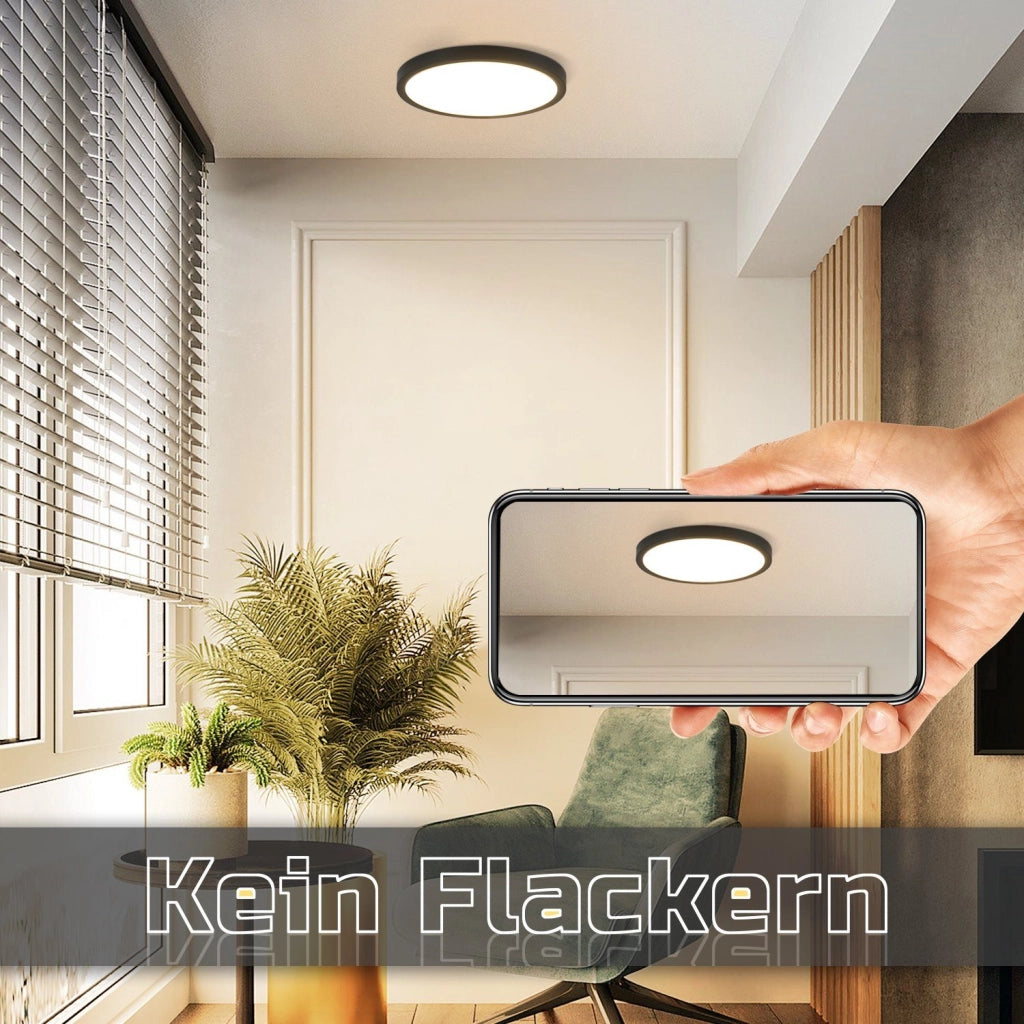 ZMH Lampada da soffitto plafoniera LED moderna 17cm per soggiorno cucina corridoio balcone camera letto