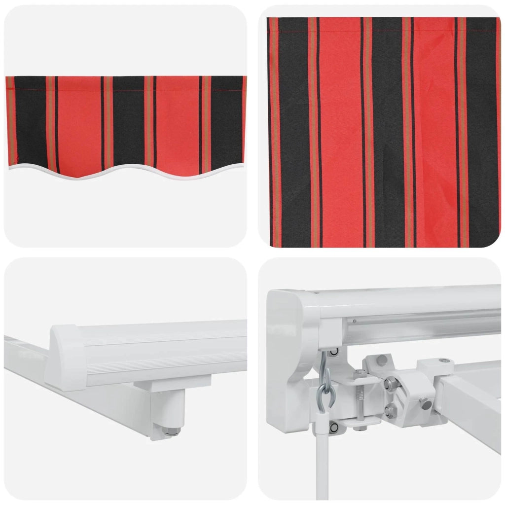 Cornice per Tenda Manuale con LED 4,5 × 3,5 m 3420671