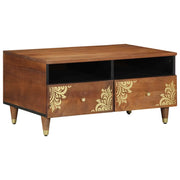 Tavolino da salotto con cassetto Marrone miele 80 x 54 x 40 cm 4018749