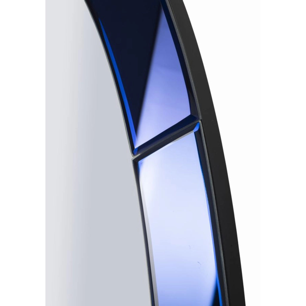 Specchio con Cornice VKH695, Blu, MDF, 150x55x2 cm