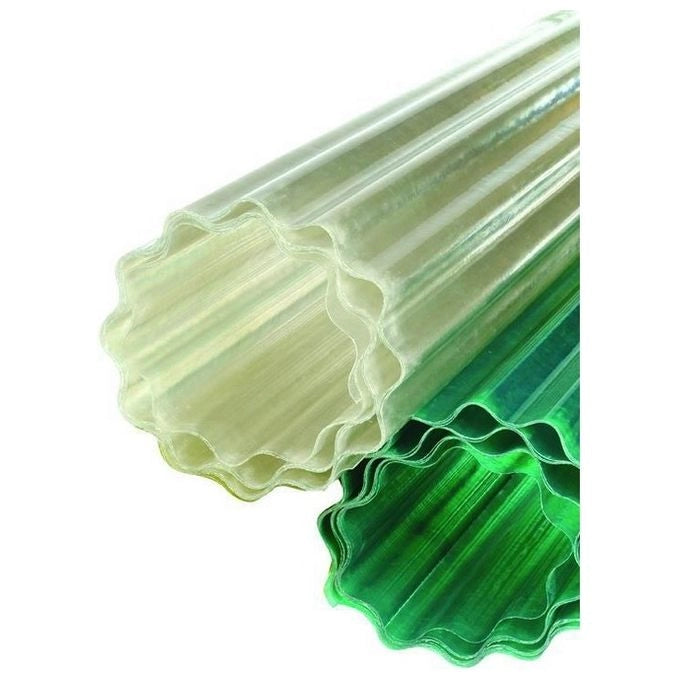 VUEMME 195030 Ondulux Ondulato Lastra in Policarbonato 30 m H 150 cm spessore 8-10 mm trasmissione luminosa 86% colore Neutro