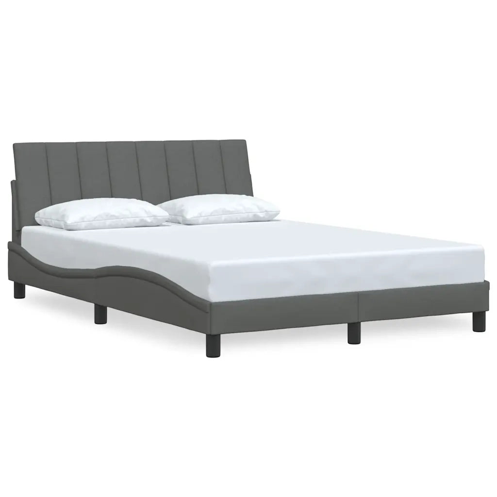 Giroletto senza Materasso Hanko Grigio Scuro 140x190 cm Tessuto