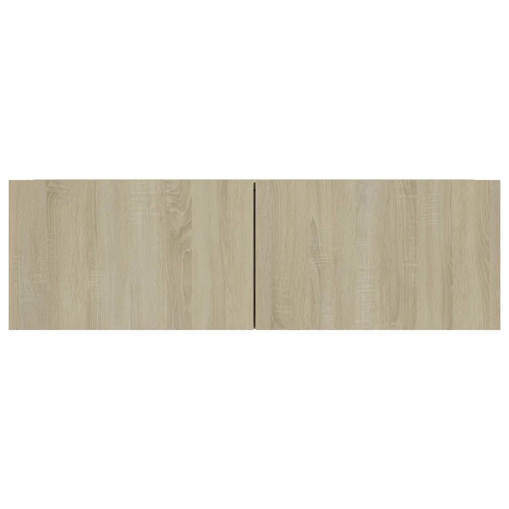 Mobile Porta TV Rovere Sonoma 100x30x30 cm in Legno Multistrato 801484