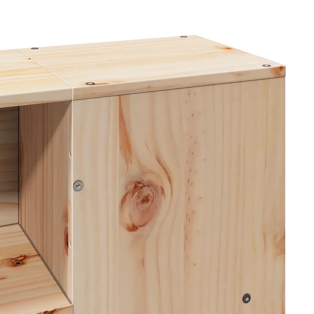 Letto Libreria senza Materasso 135x190 cm in Legno di Pino 3321963