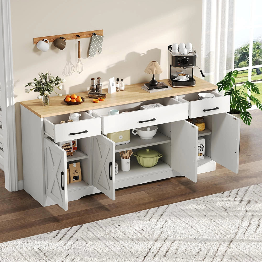Buffet - Xylo - bianco legno multifunzione moderno