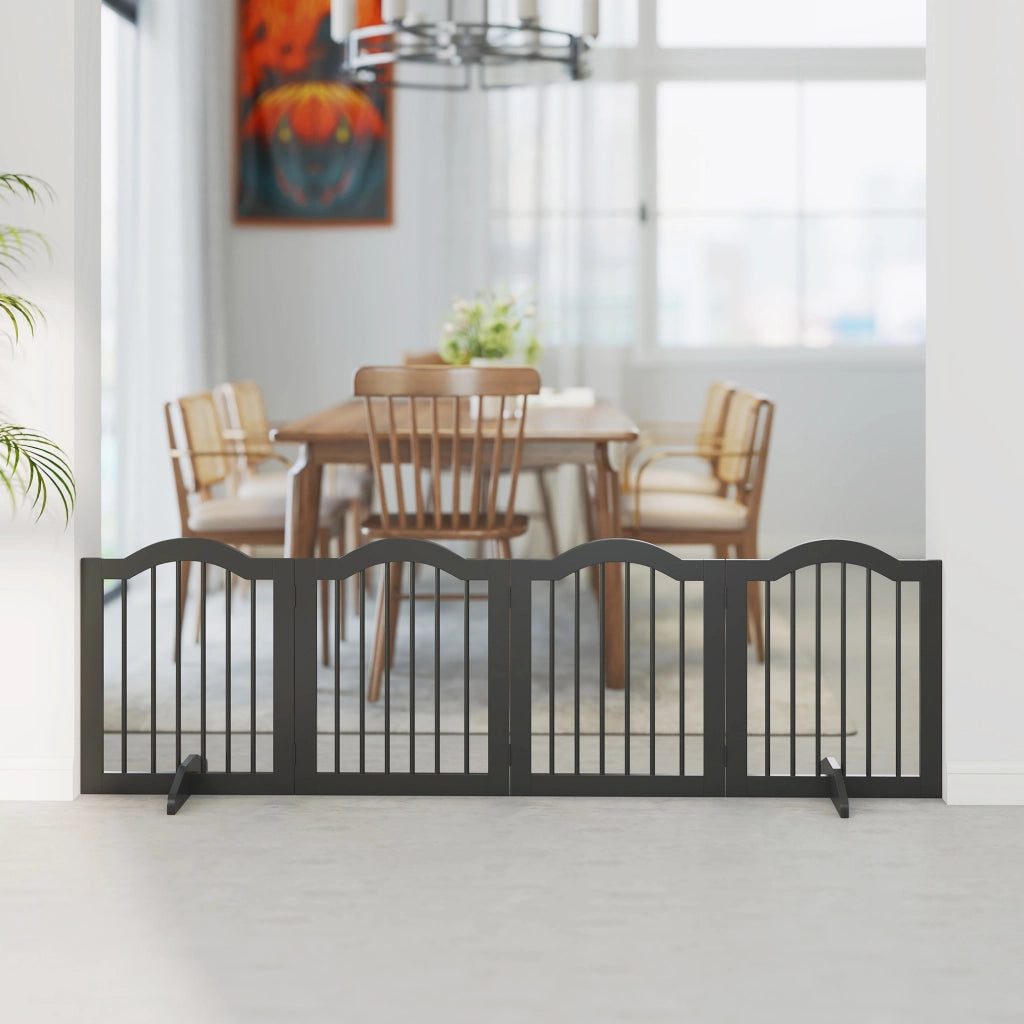 Cancello per Cani ¨C Minimal ¨C Nero 208x29.5x61 cm