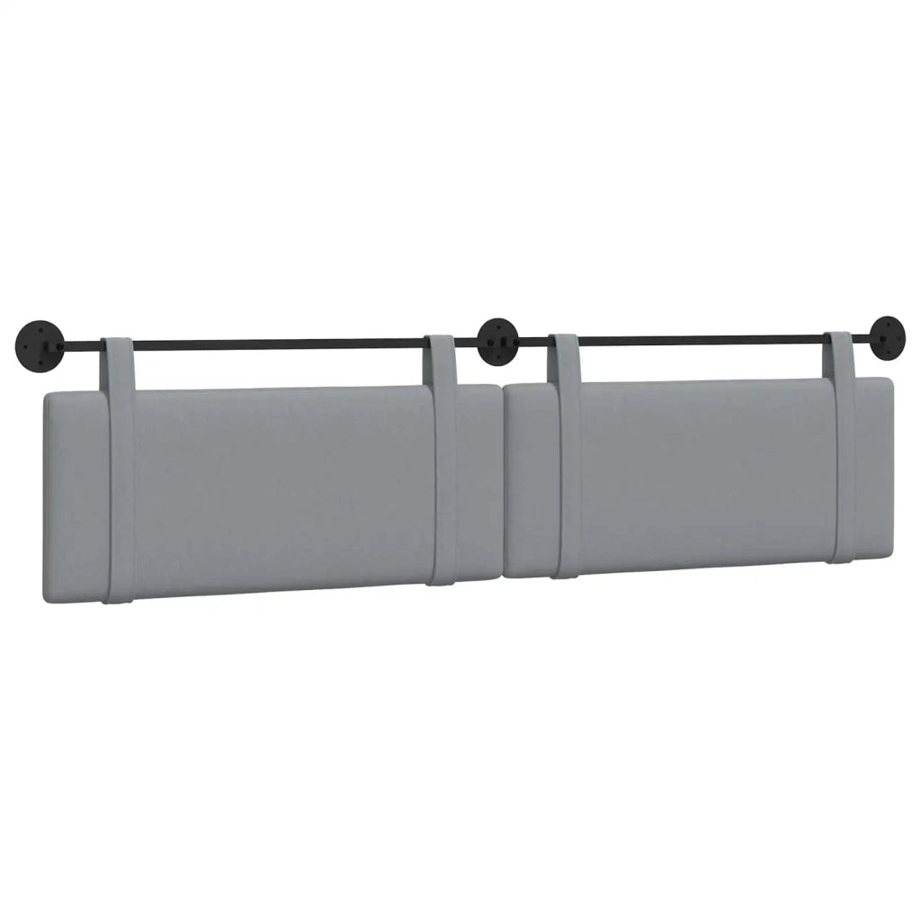 Testiera sospesa Grigio chiaro Tessuto 42031526