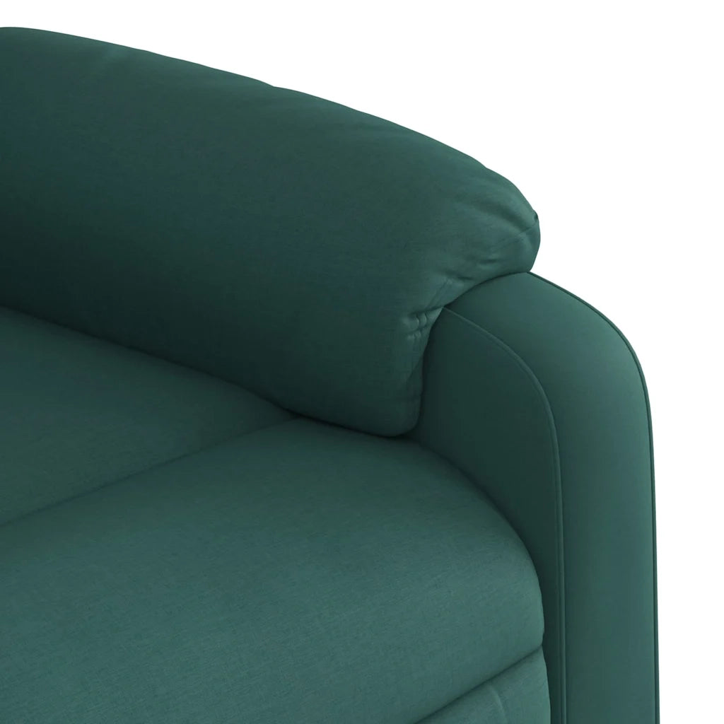 Poltrona reclinabile in Tessuto Verde Scuro 3206203