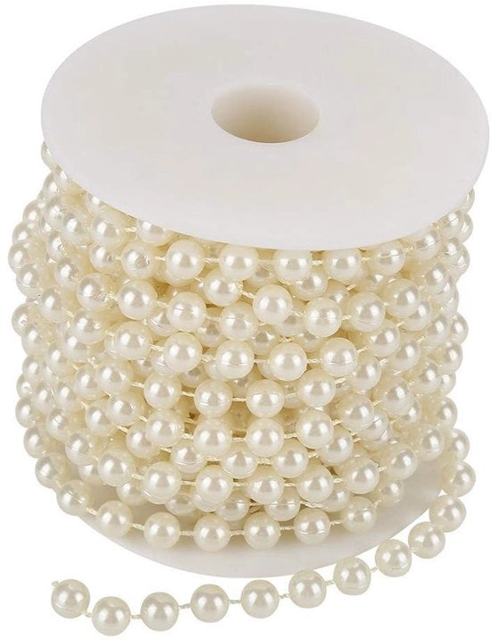 Parelli in Coton 10 m - Corda Artificiale - Decorazione Fai da Te - Slinga per Matrimonio - Larghezza 8 mm - Corda in Coton