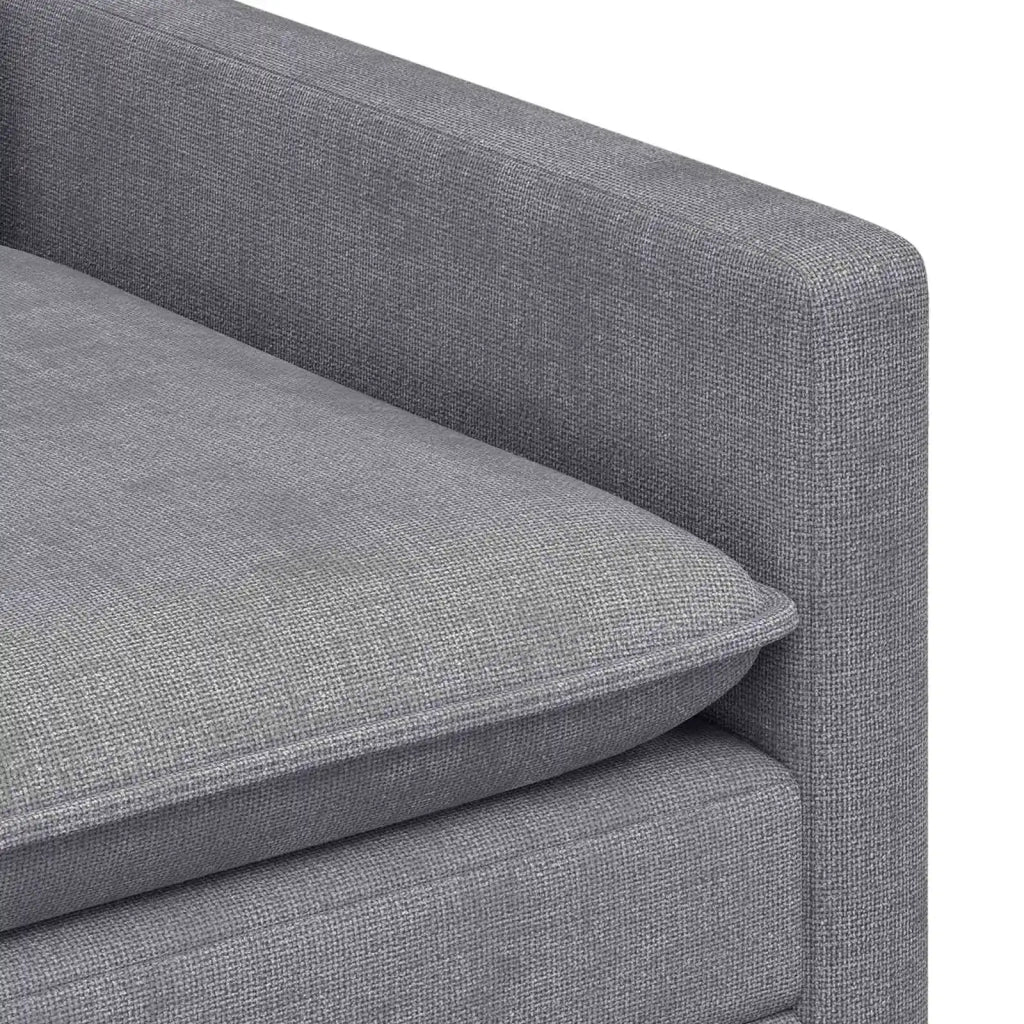 Divano Grigio Chiaro 76 x 81 x 87,5 cm Poliestere 42028778
