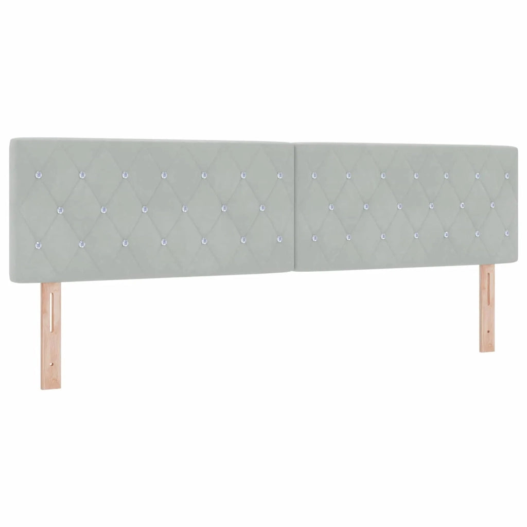 Letto con contenitore LED e materasso Grigio Chiaro 3459372