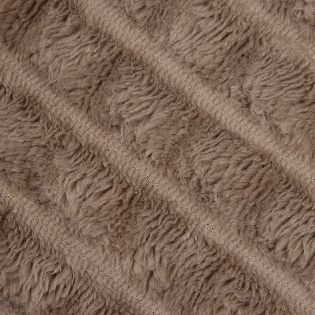 Coperte da Pile 6 pz Cammello 150 x 130 cm Panno