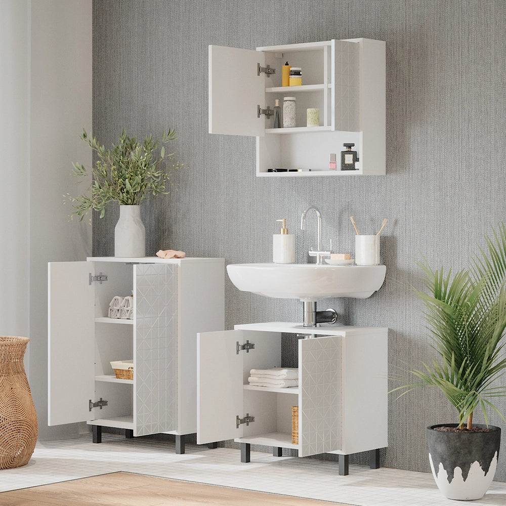Vicco Mobiletto bagno Bianco 56.2 x 83.2 cm