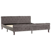 Giroletto Grigio in Velluto 180x200 cm 288562