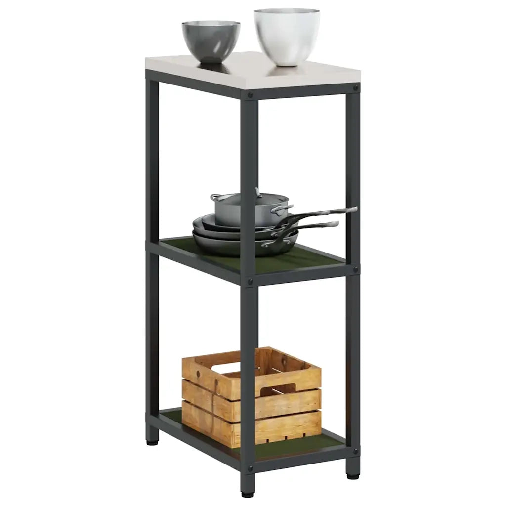 Stoccaggio in cucina Verde oliva 30 x 50 x 92 cm Acciaio 874978
