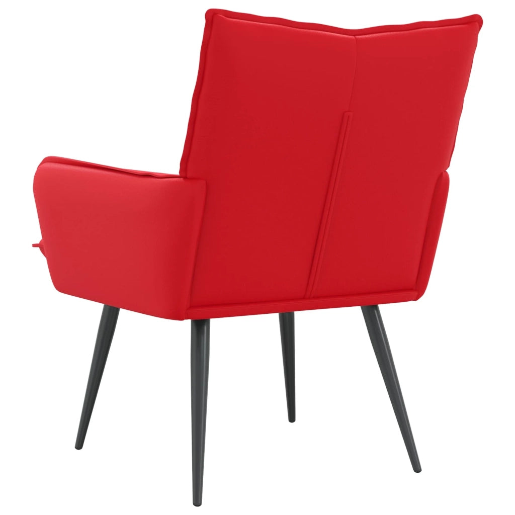 Poltrona Rosso Similpelle 42047740