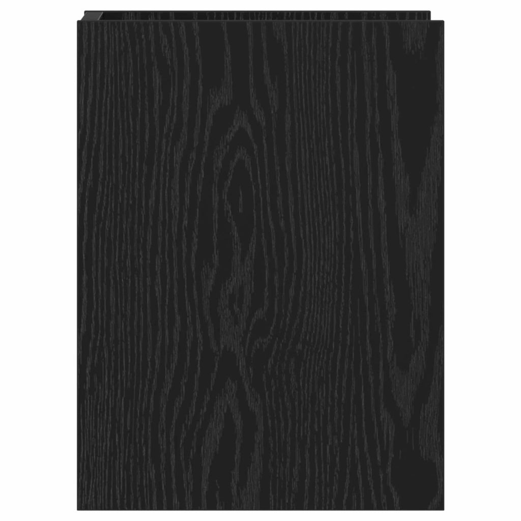 Supporto per piante | Sostegno per piante con lo scaffale Rovere Nero 30 x 30 x 40 cm