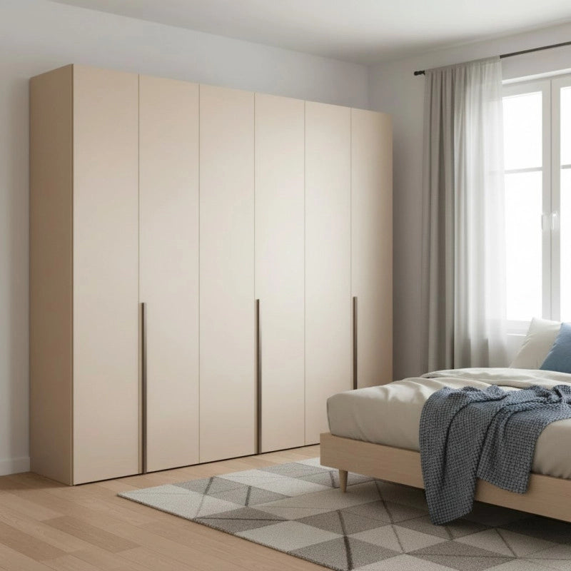 Armadio Modular 6 ante battenti colore cashmere