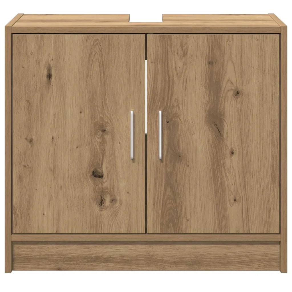 Mobile da Bagno con porta Rovere artigianale 63 x 29 x 55 cm 869207