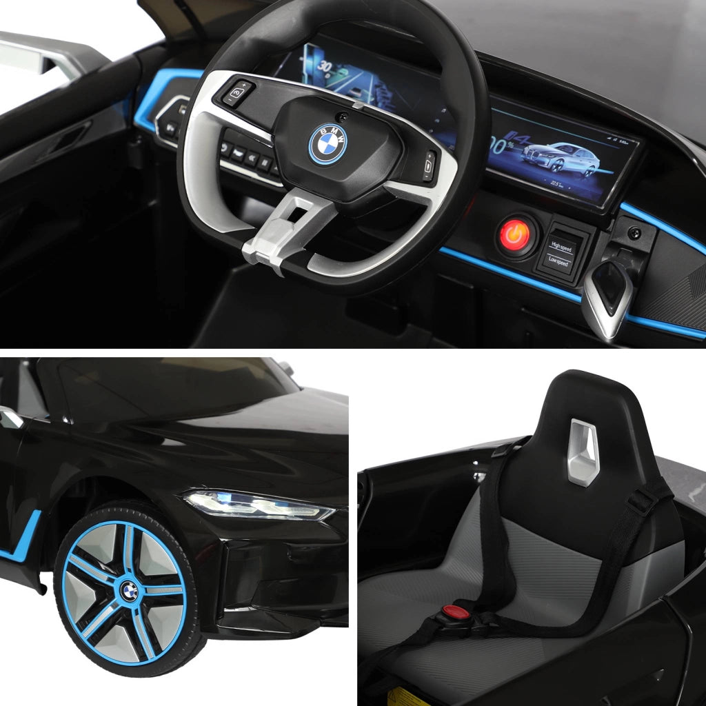 12v auto elettrica per bambini, 1 posto, nero