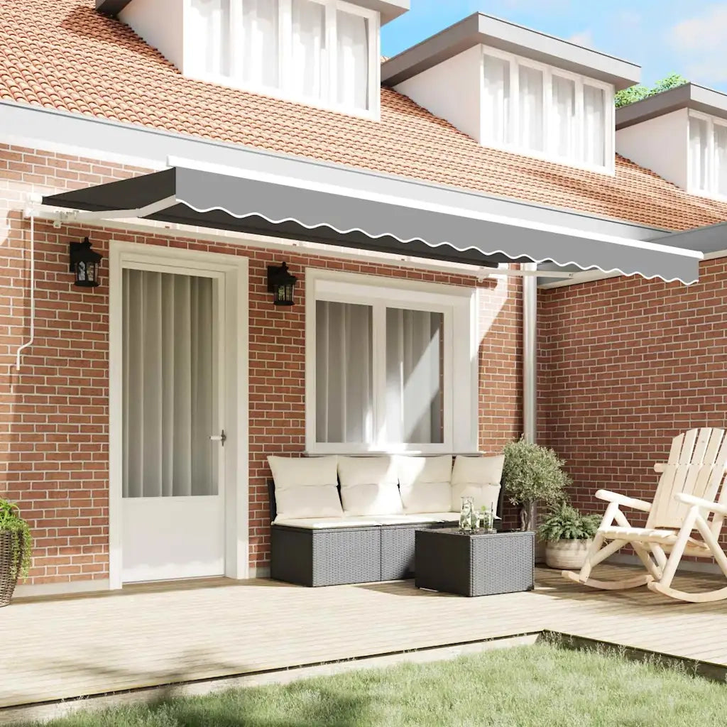 Struttura della tenda-Telaio per tenda da sole Bianco 4 x 2 m Metallo 131622