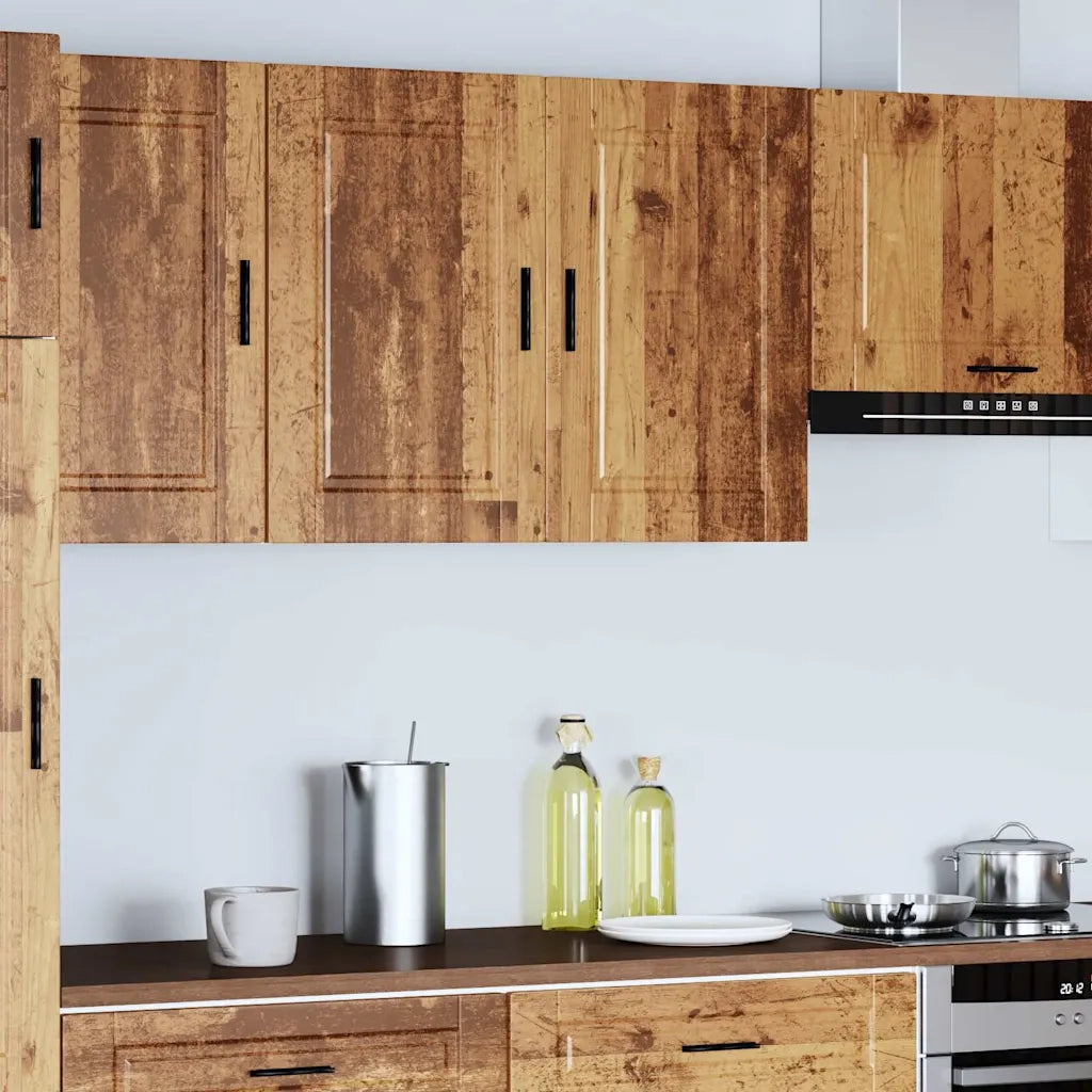 Pensile da Cucina-Mobile Cucina da Parete Porto Legno Vecchio in Legno Multistrato 926383