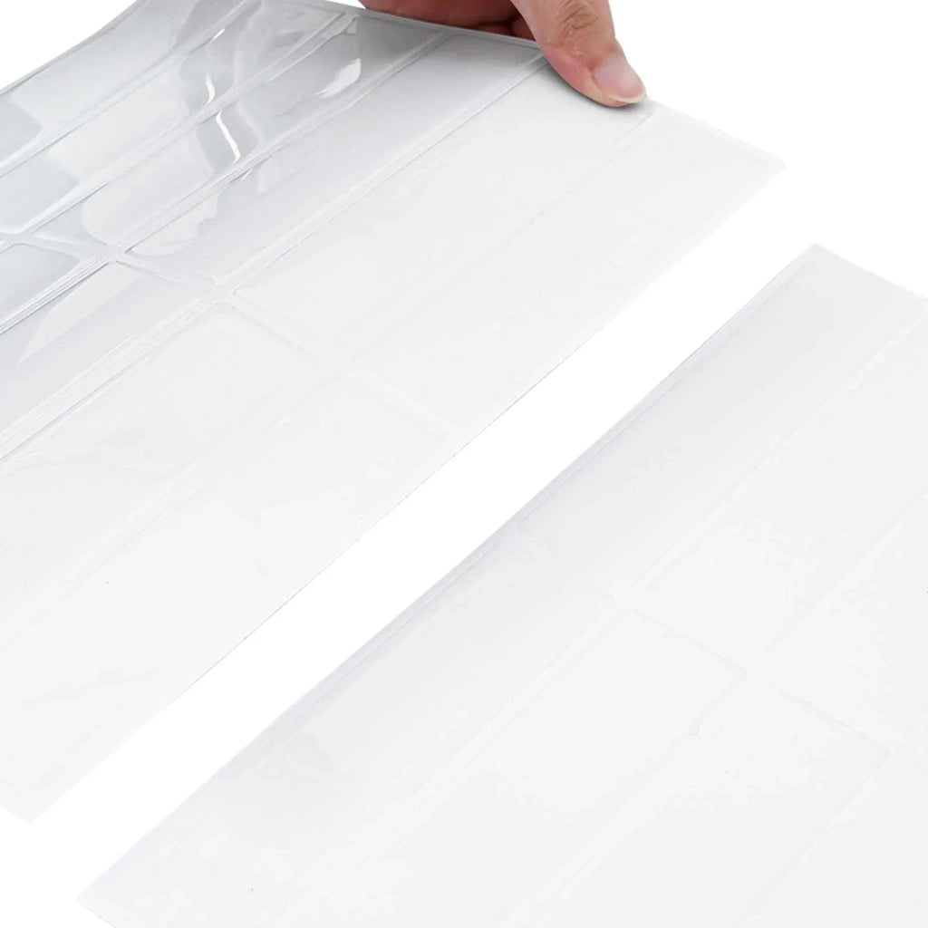 Piastrella Rettangolare 20 pcs Bianco 29 x 23 x 0,08 cm 42046169