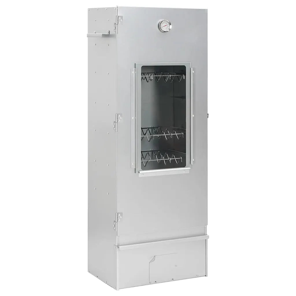 Forno Affumicatore BBQ con Tavolino in Acciaio Zincato CFW7896826