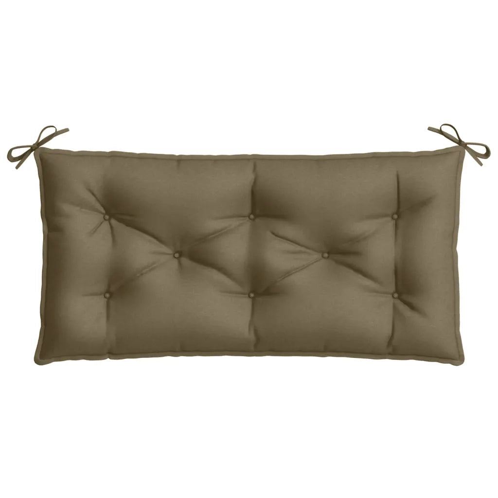 Cuscino Panca Giardino Tortora Mélange 100x50x7 cm Tessuto 4002539