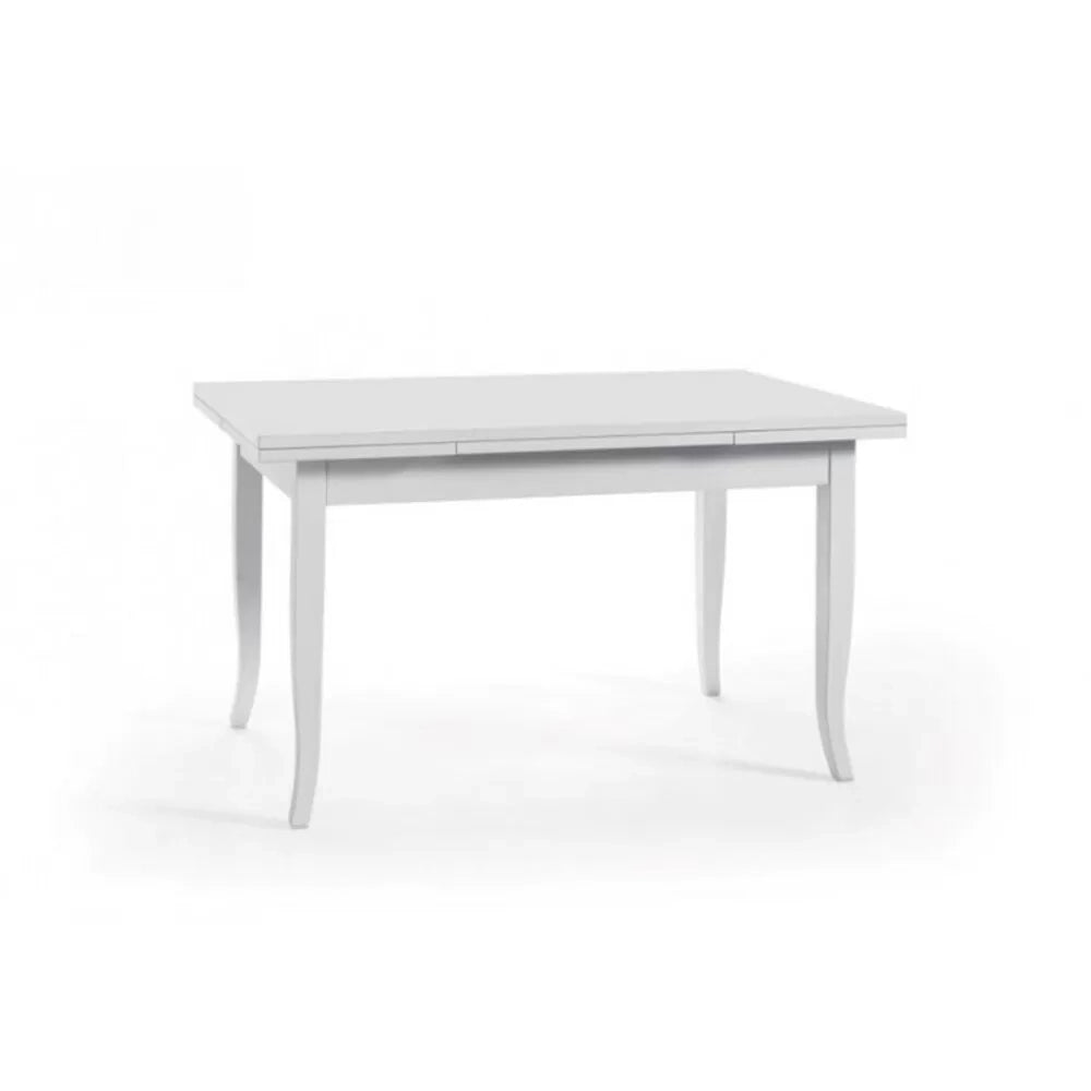 Tavolo rettangolare allungabile legno bianco 180x90 (738) - Mobili 2G