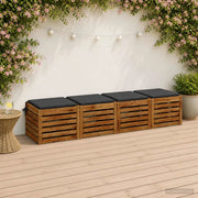 Cuscini per Sedia in 4 Pezzi SOEST 4 pz 100% Poliestere 944510