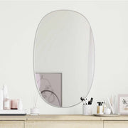 Specchio da Parete Argento 80x50 cm 348214