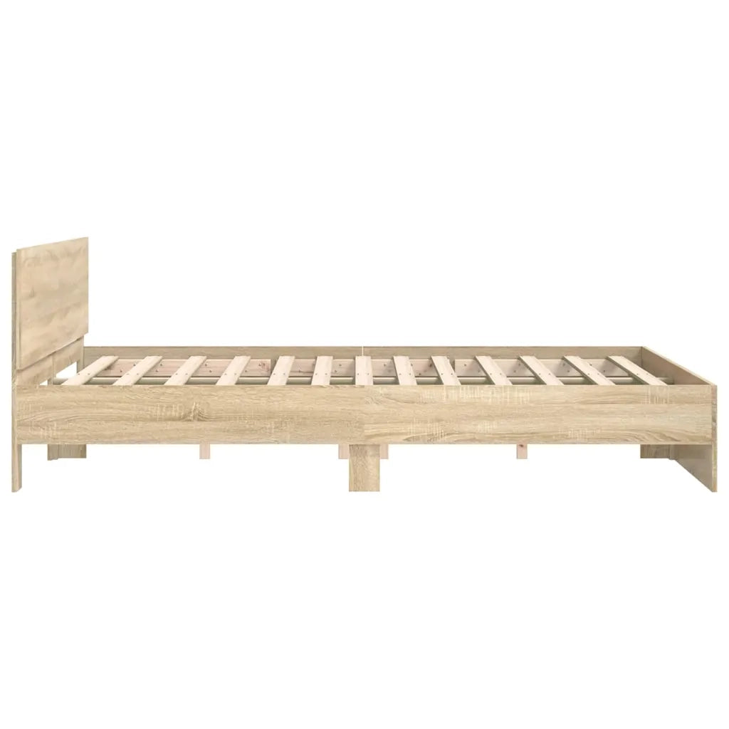 Struttura del letto Sonoma 152 x 203 cm Legno multistrato 3402861