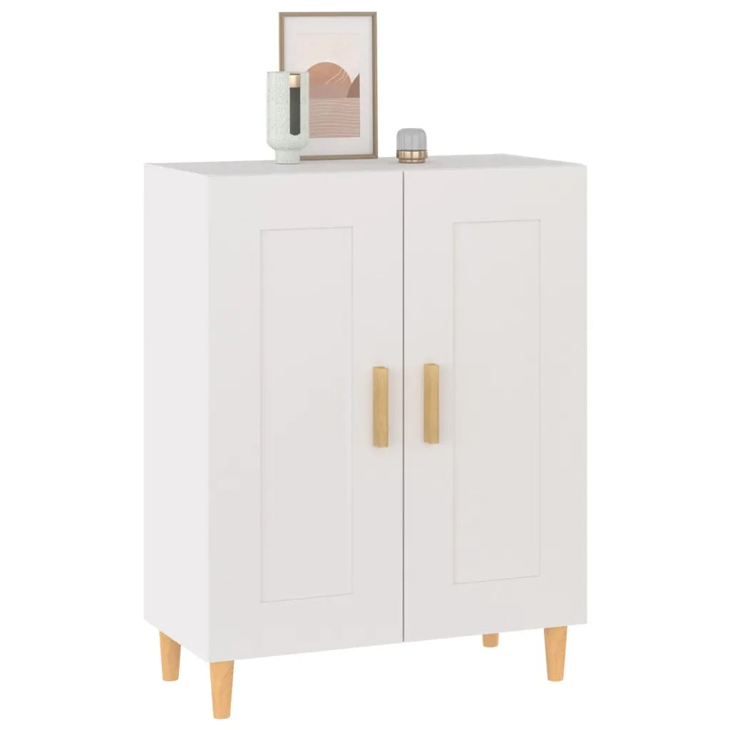 Credenza | Madia | Buffet da pranzo | Armadio da pranzo Bianca 69,5x34x90 cm in Legno Multistrato
