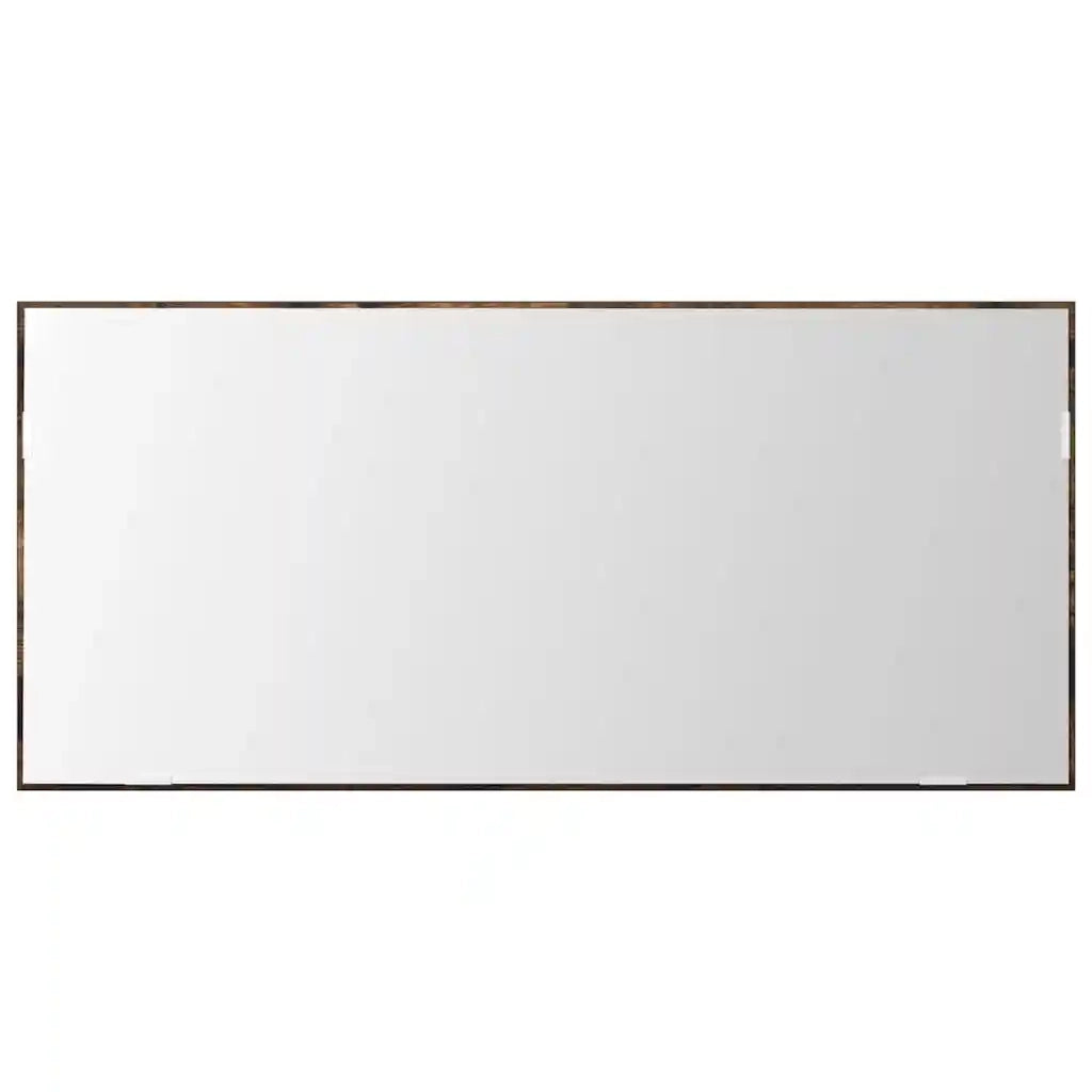 Specchio Marrone 80 x 37 cm Vetro e Legno Ingegnerizzato